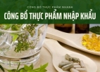 Dịch vụ công bố thực phẩm chức năng nhập khẩu