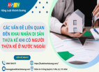 NGƯỜI THỪA KẾ Ở NƯỚC NGOÀI KHAI NHẬN DI SẢN THỪA KẾ